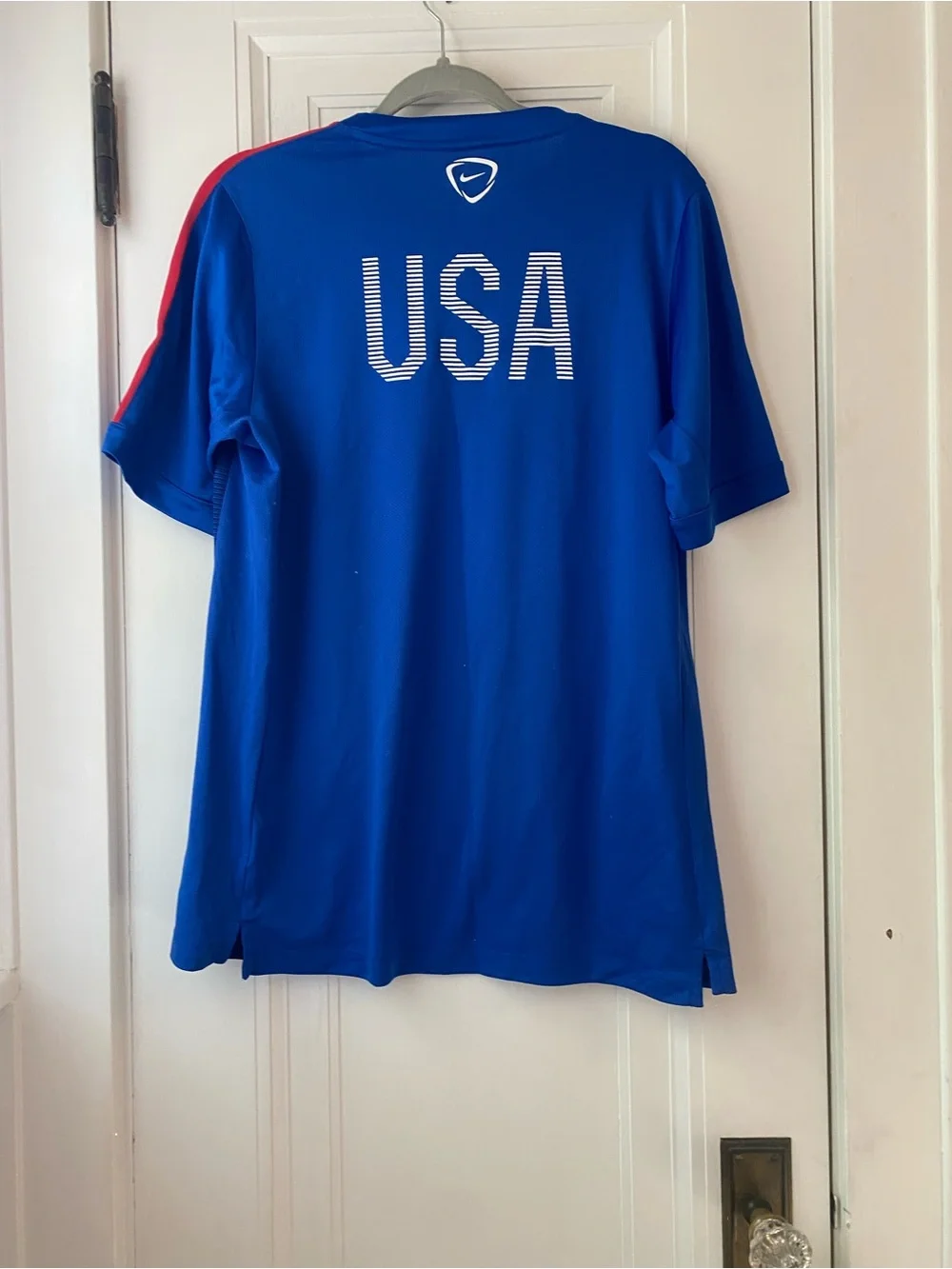Nike US men’s soccer dri-fit unisex L tee shirt top 3 star soccer LET’S GOOO ⚽️ - Picture 8 of 8